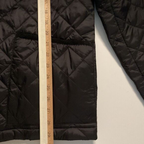 Piombo XL Coat Quilted Snap Jacket Black Corduroy Collar Lightweight Mens NWT - Picture 6 of 9